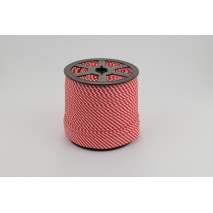 Cotton bias binding 2mm red stripes